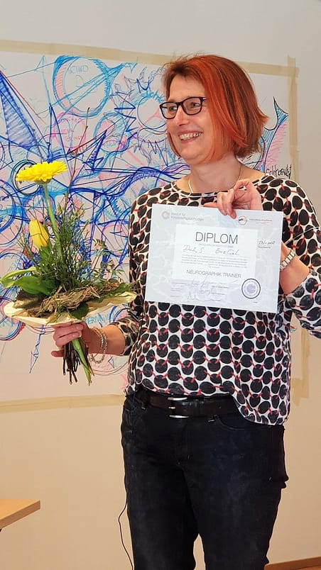 Doris Bürgel mit Diplom Neurographik Trainerin